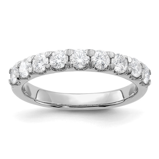 14kw 1ct. 9 Stone G H I True Light Moissanite Band