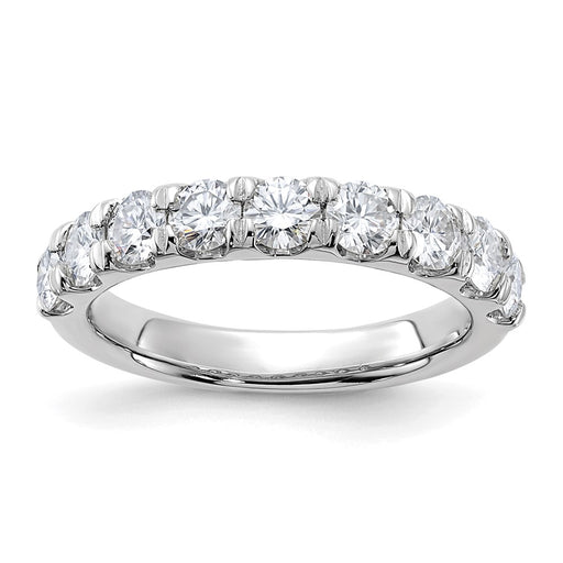 14kw 1.50ct. 9 Stone G H I True Light Moissanite Band