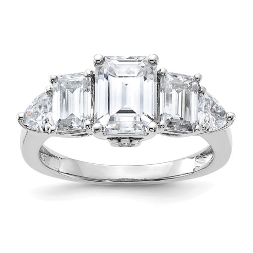 14kw 3 3/8ct. G H I True Light Moissanite Engagement Ring