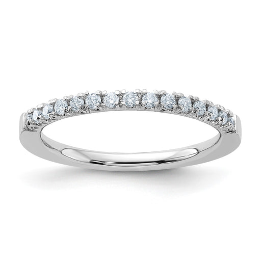 14kw 1/4ct. G H I True Light Round Moissanite Band