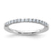 14kw 1/4ct. G H I True Light Round Moissanite Band