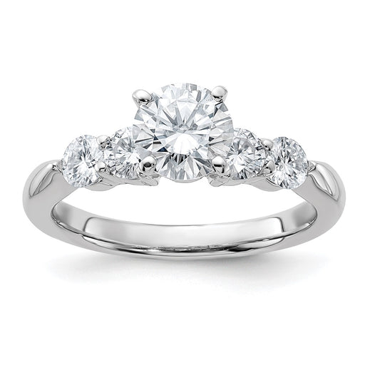 14kw 1 5/8ct. G H I True Light Moissanite Engagement Ring