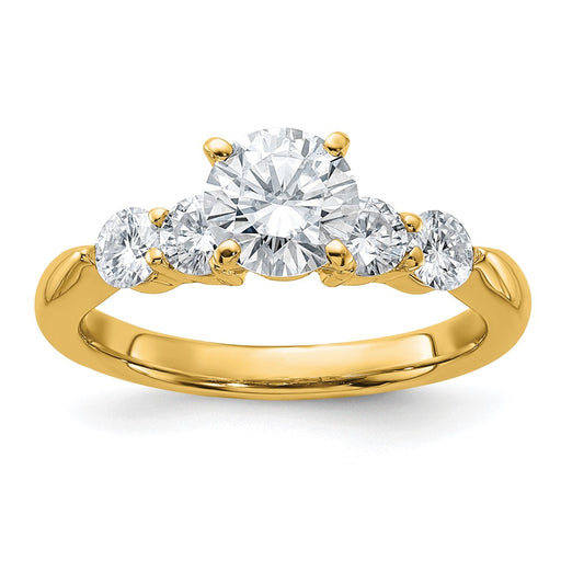 14k 1 5/8ct. G H I True Light Moissanite Engagement Ring