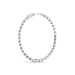 Oval Shape Two Sided Diamond Hoop Earrings in 14k White Gold (2 cttw) Earrings Angelucci Jewelry   