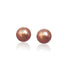 14k Yellow Gold Cultured Brown Pearl Stud Earrings (6.0 mm) Earrings Angelucci Jewelry   
