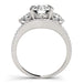 14k White Gold 3 Stone Split Pave Shank Diamond Engagement Ring (2 3/4 cttw) Rings Angelucci Jewelry   