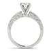 14k White Gold Antique Style Diamond Engagement Ring (1 1/8 cttw) Rings Angelucci Jewelry   