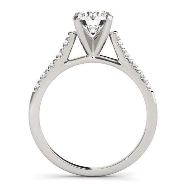14k White Gold Cathedral Design Diamond Engagement Ring (1 1/8 cttw) Rings Angelucci Jewelry   